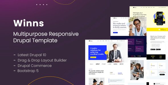 Winns Drupal Multipurpose Theme TFx Drupal