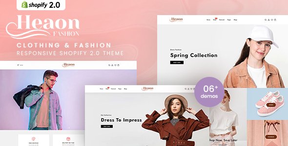 Heaon - Clothing amp Fashion Responsive Shopify 20 Theme TFx