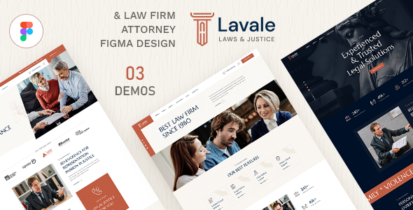 Lavale - Law Firm amp Attorney Figma Template TFx