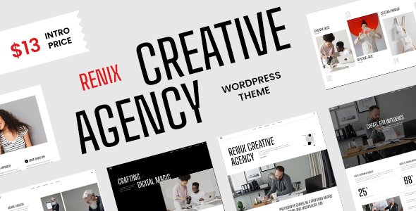 Renix - Creative Agency and Portfolio WordPress Theme TFx