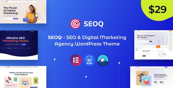 SEOQ  SEO amp Digital Marketing Agency WordPress Theme TFx