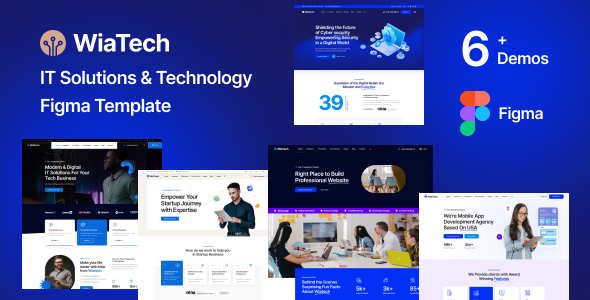WiaTech - IT Services amp Development Figma Template TFx