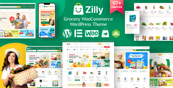 Zilly - Grocery Store WooCommerce WordPress Theme TFx