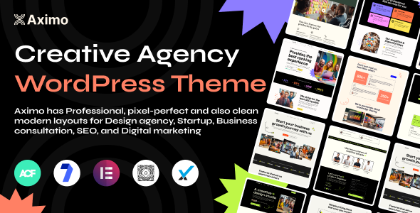 Aximo - Creative Agency WordPress Theme TFx