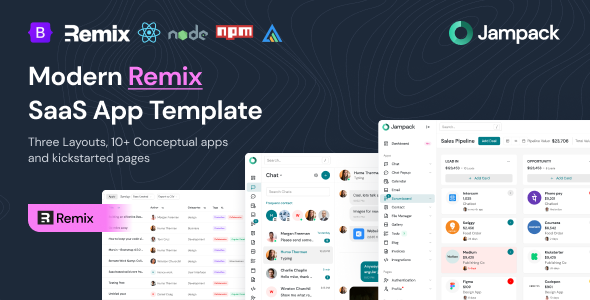 Jampack - Modern Remix SaaS App Template TFx