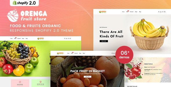 Orenga - Food amp Fruits Organic Responsive Shopify 20 Theme TFx