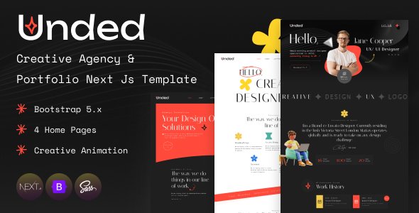 Unded - Creative Agency and Portfolio NextJS Template TFx