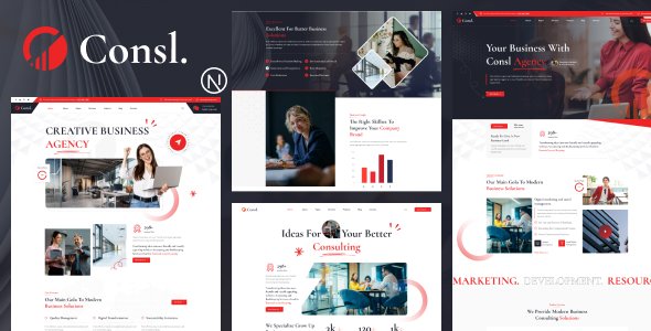 Consl - Consulting Business NextJS Template TFx