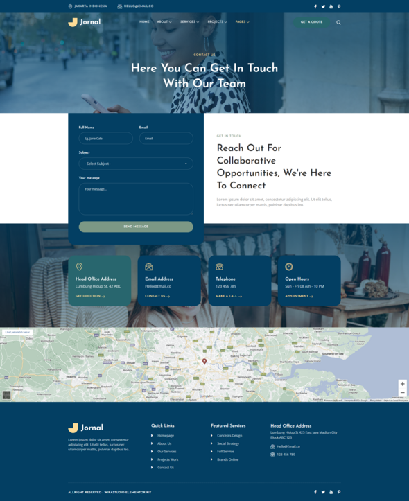 Jornal - Social Media Specialist Elementor Template Kit TFx