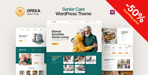 Opeka - Senior Care WordPress Theme TFx