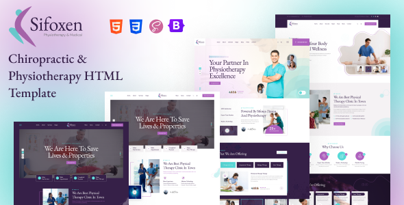 Sifoxen - Chiropractic amp Physiotherapy HTML Template TFx