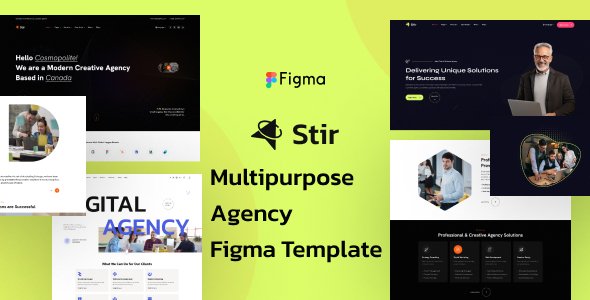 Stir - Multipurpose Agency Figma Template TFx