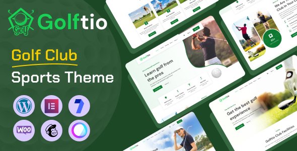 Golftio - Golf Club Sports WordPress Theme TFx