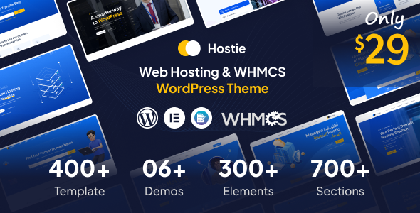 Hostie - Web Hosting amp WHMCS WordPress Theme TFx