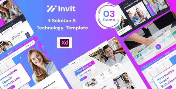 Invit- IT Solutions amp Technology xd Template TFx
