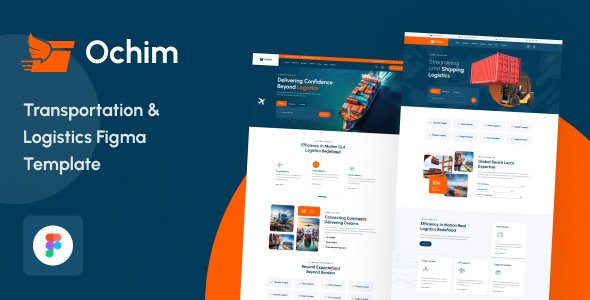 Ochim - Transportation and Logistics Figma Template TFx