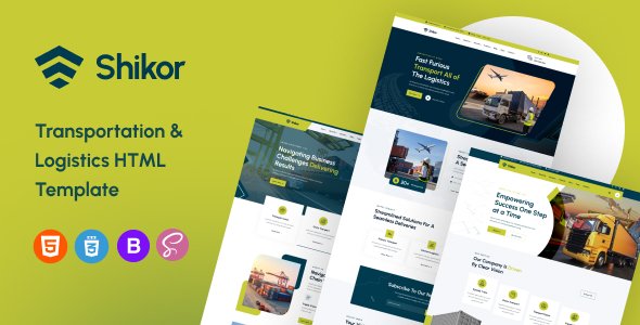 Shikor - Transportation amp Logistics HTML Template TFx
