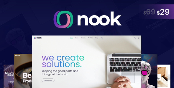 Nook - Modern Multi-Purpose WordPress Theme TFx