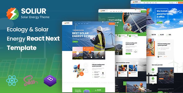 Soliur - Ecology amp Solar Energy React Template TFx