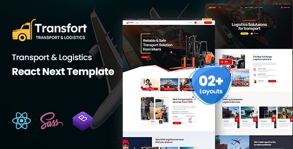 Transfort - Transport amp Logistics React Template TFx