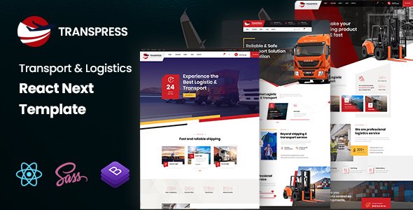 Transpress - Transport amp Logistics React Template TFx