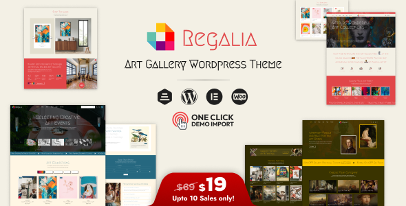 Regalia - Artist Portfolio WordPress Theme TFx