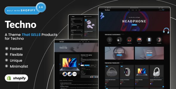 Techno - Electronics amp Gadgets Ecommerce Shopify 20 Theme TFx