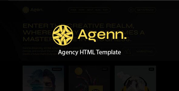 Agenn - Agency HTML Template TFx SiteTemplates