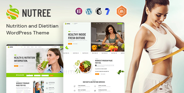 Nutree - Diet amp Nutrition Health Center WordPress Theme TFx