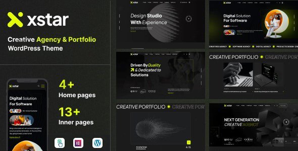 Xstar - Creative Agency amp Portfolio WordPRess Theme TFx