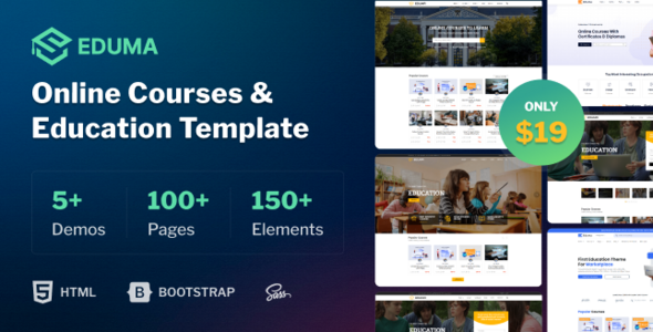 Eduma - Education HTML Template TFx SiteTemplates