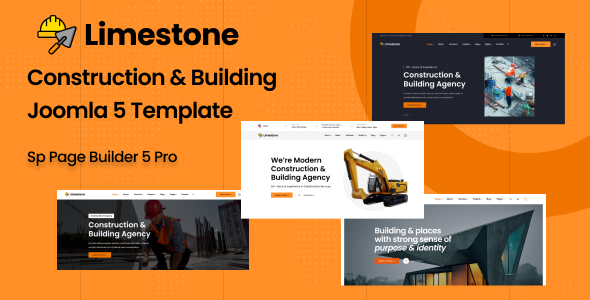 Limestone - Joomla 5 Construction Building Template TFx