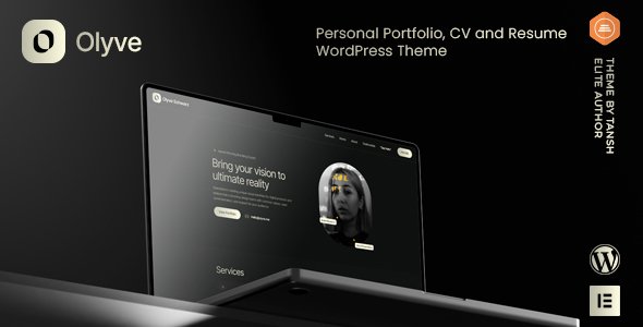 Olyve - Personal Portfolio WordPress Theme TFx