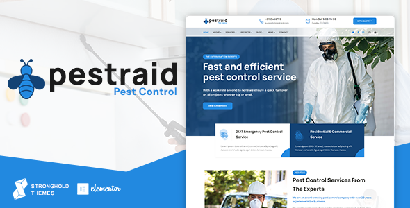 PestRaid - Pest Control WordPress Theme TFx