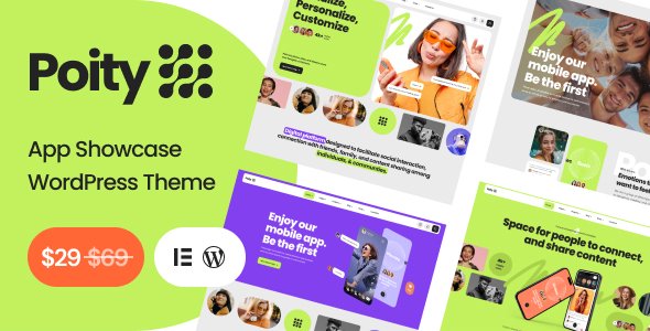 Poity - Technology amp App Showcase WordPress Theme TFx