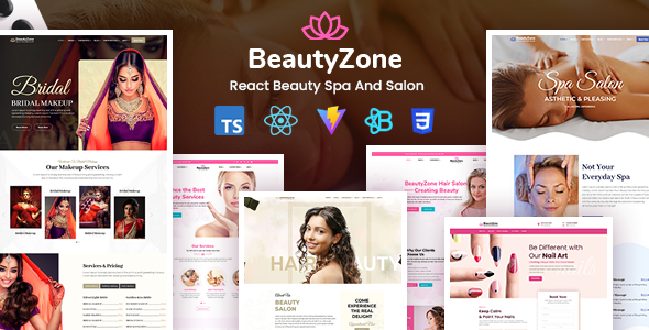 BeautyZone - React Beauty Spa Salon Template TFx
