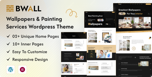 Bwall - Wallpapers and Painting Services WordPress Theme TFx