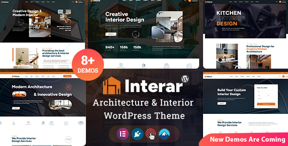 Interar - Interior amp Architecture WordPress Theme TFx