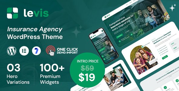 Levis - Insurance WordPress Theme TFx WordPress