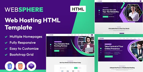 WebSphere  Web Hosting HTML Template TFx