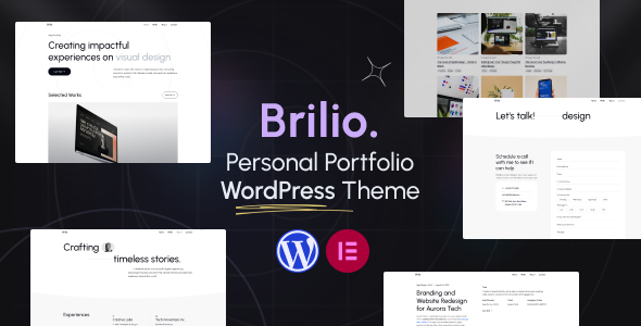 Brilio - Personal Portfolio WordPress Theme TFx