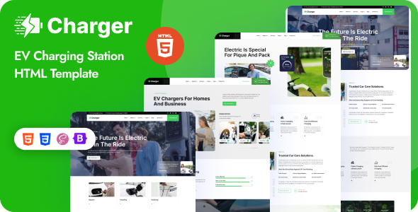 Charger - EV Charging Station PHP Template TFx
