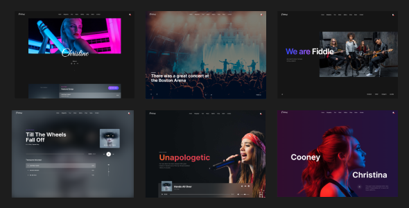 Melodica - Music Band amp Musician WordPress Theme TFx