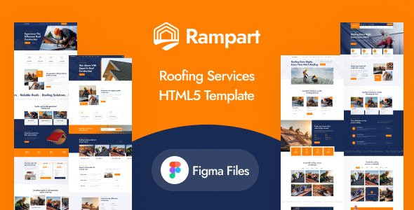 Rampart - Roofing Services HTML5 Template TFx