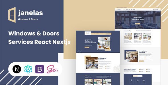 Janelas  Windows amp Doors Services React Nextjs Template TFx
