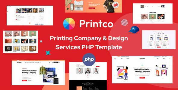 Printco - Printing Company amp Services PHP Template TFx